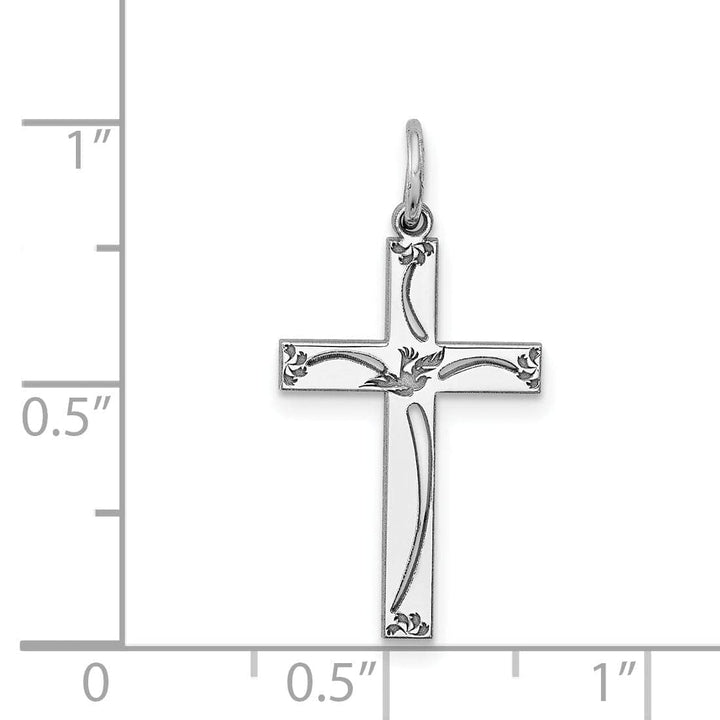 Lovely Rita's Pendants & Charms Sterling Silver Laser Designed Cross Pendant