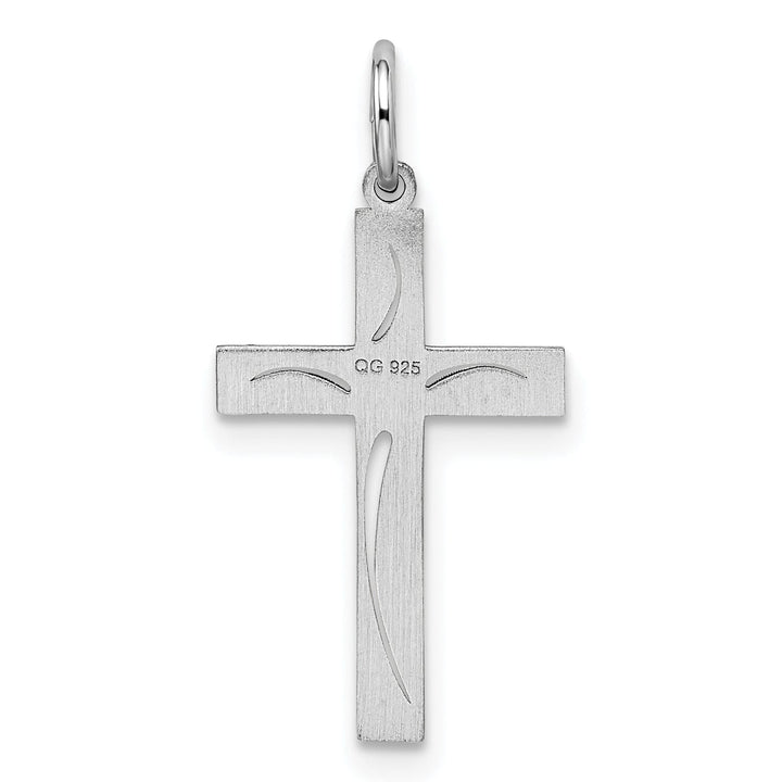 Lovely Rita's Pendants & Charms Sterling Silver Laser Designed Cross Pendant