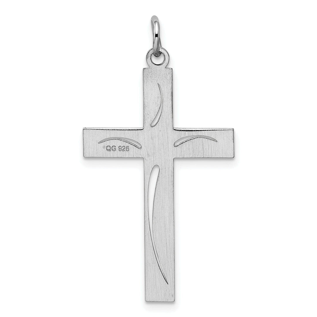 Lovely Rita's Pendants & Charms Sterling Silver Laser Designed Cross Pendant