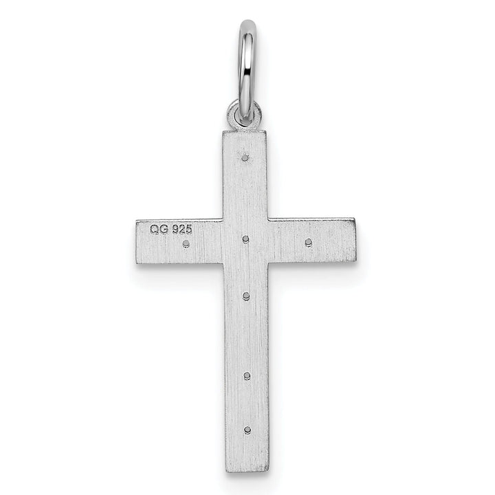 Lovely Rita's Pendants & Charms Sterling Silver Laser Designed Cross Pendant