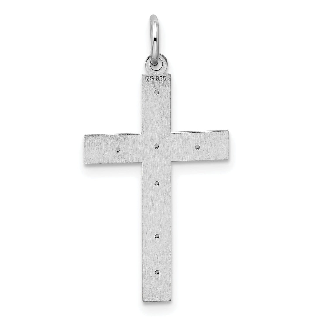 Lovely Rita's Pendants & Charms Sterling Silver Laser Designed Cross Pendant