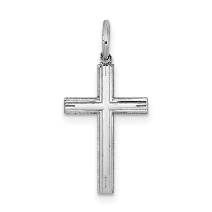Lovely Rita's Pendants & Charms Sterling Silver Laser Designed Cross Pendant