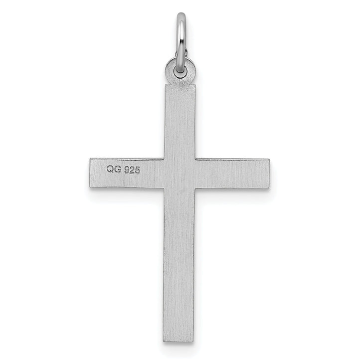 Lovely Rita's Pendants & Charms Sterling Silver Laser Designed Cross Pendant