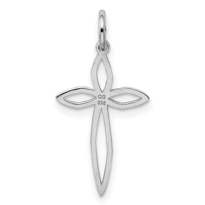 Lovely Rita's Pendants & Charms Sterling Silver Laser Designed Cross Pendant
