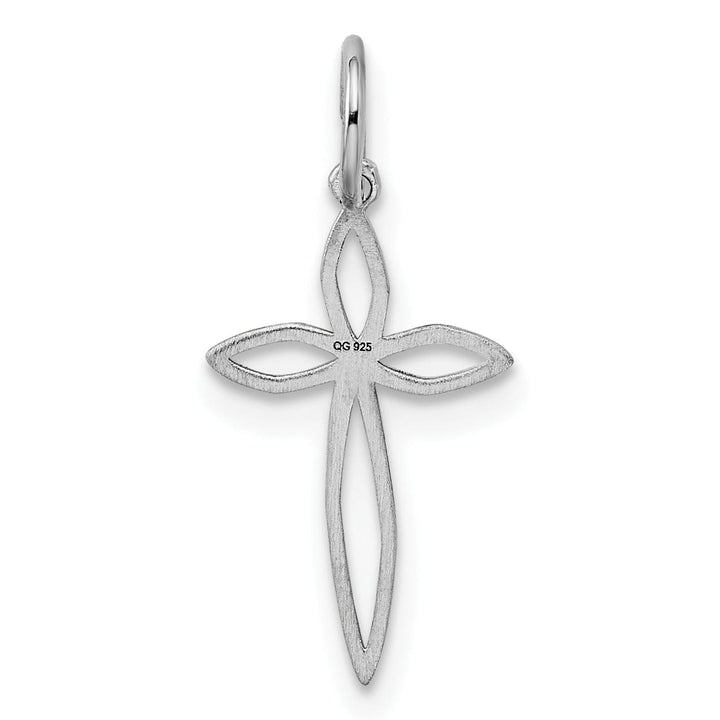 Lovely Rita's Pendants & Charms Sterling Silver Laser Designed Cross Pendant