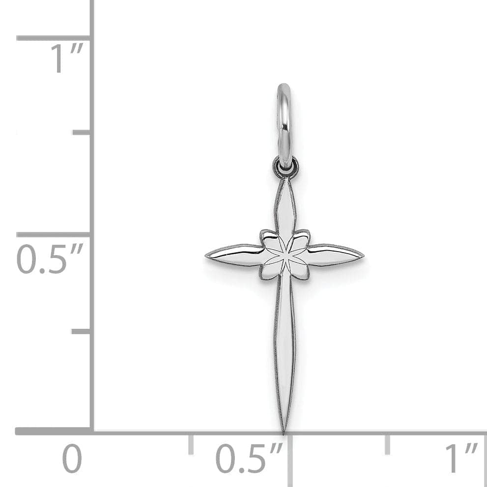 Lovely Rita's Pendants & Charms Sterling Silver Laser Designed Cross Pendant