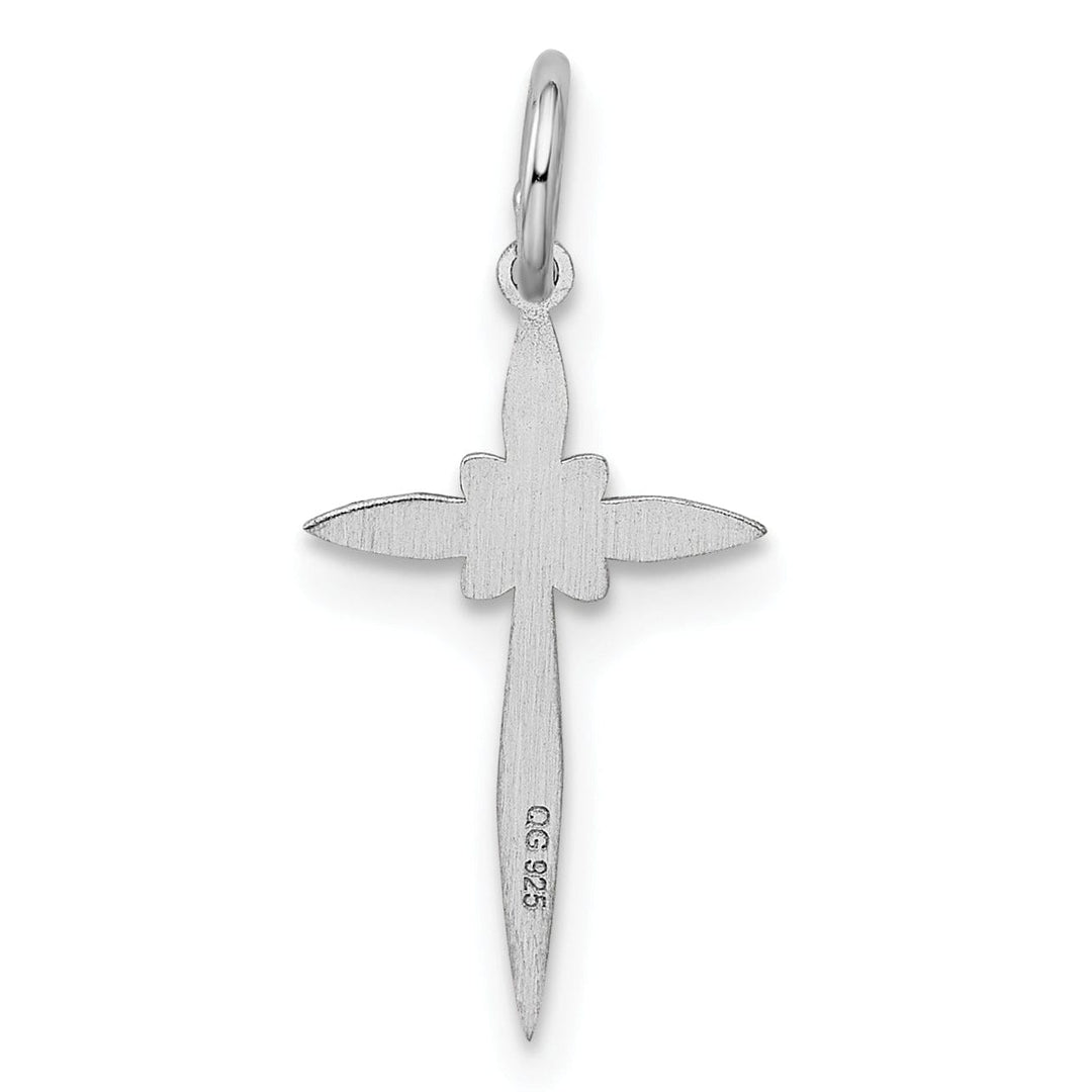 Lovely Rita's Pendants & Charms Sterling Silver Laser Designed Cross Pendant