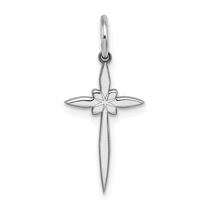Lovely Rita's Pendants & Charms Sterling Silver Laser Designed Cross Pendant