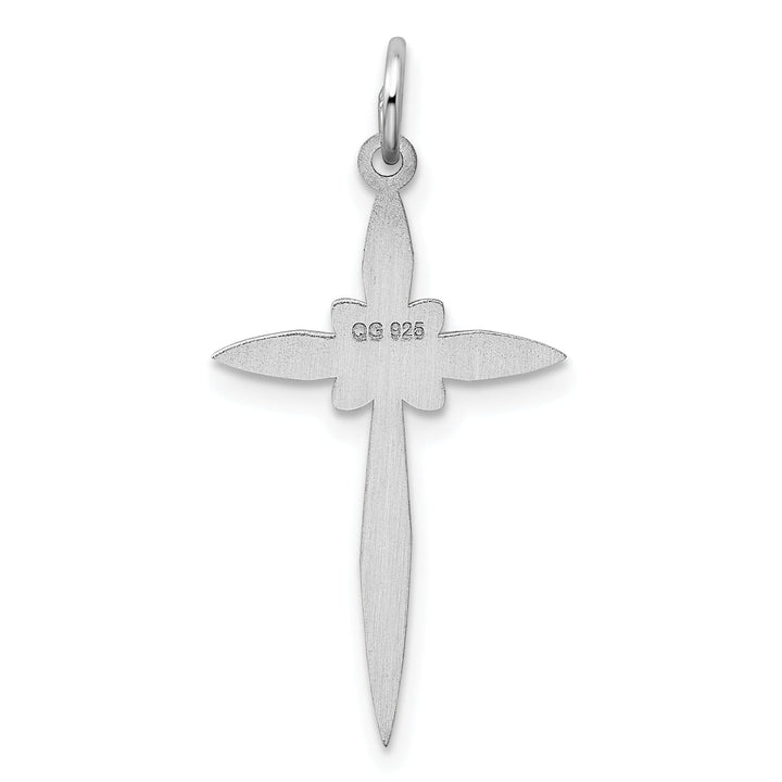 Lovely Rita's Pendants & Charms Sterling Silver Laser Designed Cross Pendant