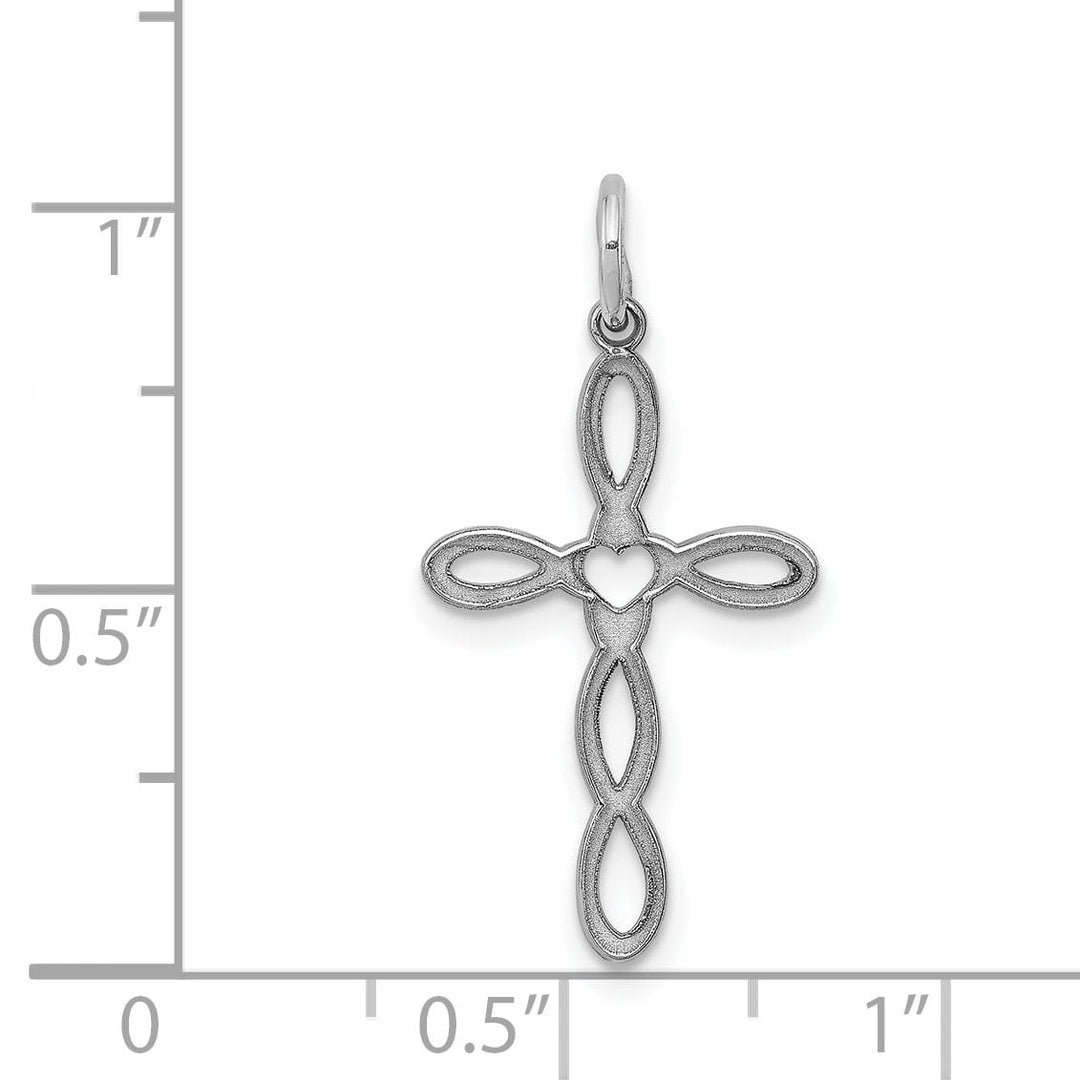 Lovely Rita's Pendants & Charms Sterling Silver Laser Designed Cross Pendant