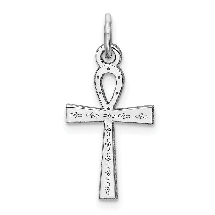 Lovely Rita's Pendants & Charms Sterling Silver Laser Designed Cross Pendant