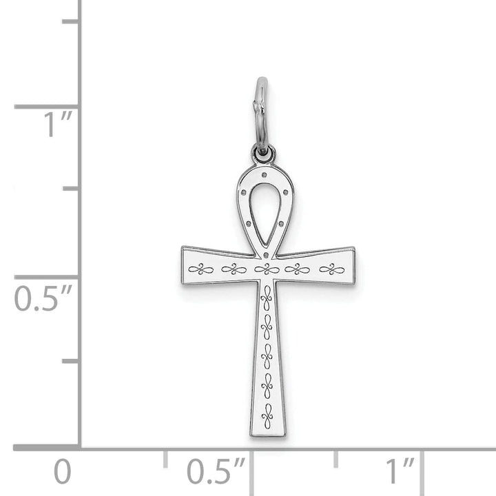 Lovely Rita's Pendants & Charms Sterling Silver Laser Designed Cross Pendant