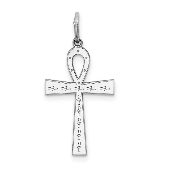 Lovely Rita's Pendants & Charms Sterling Silver Laser Designed Cross Pendant
