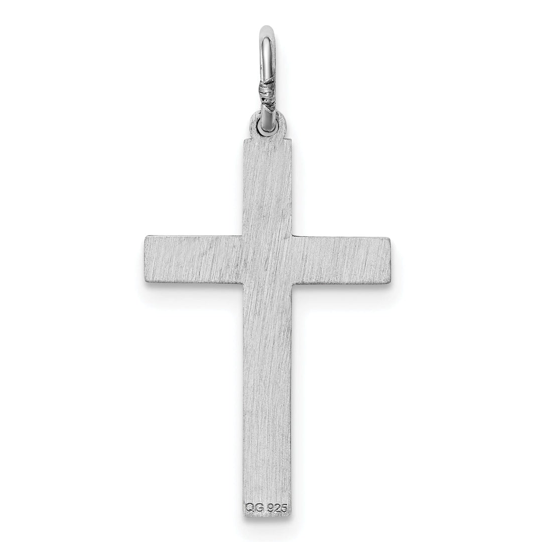 Lovely Rita's Pendants & Charms Sterling Silver Laser Designed Cross Pendant