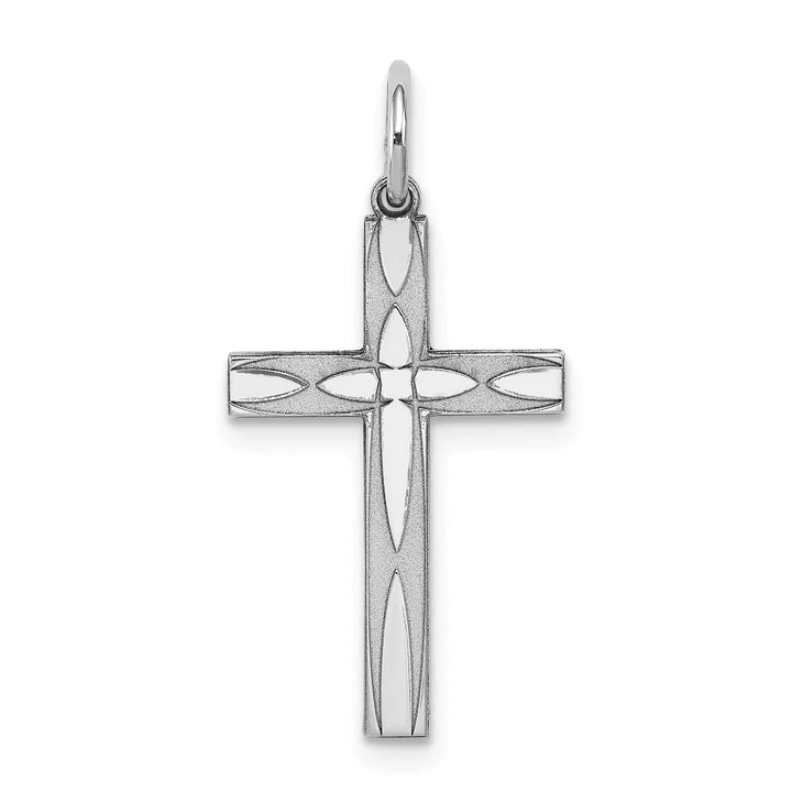 Lovely Rita's Pendants & Charms Sterling Silver Laser Designed Cross Pendant