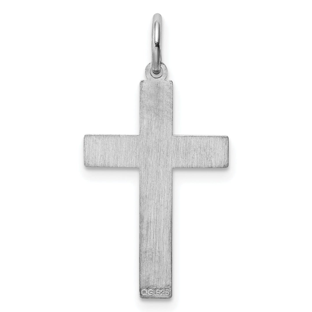 Lovely Rita's Pendants & Charms Sterling Silver Laser Designed Cross Pendant