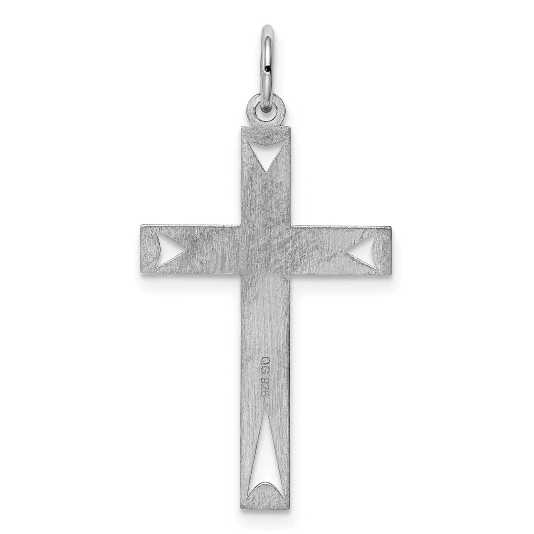 Lovely Rita's Pendants & Charms Sterling Silver Laser Designed Cross Pendant