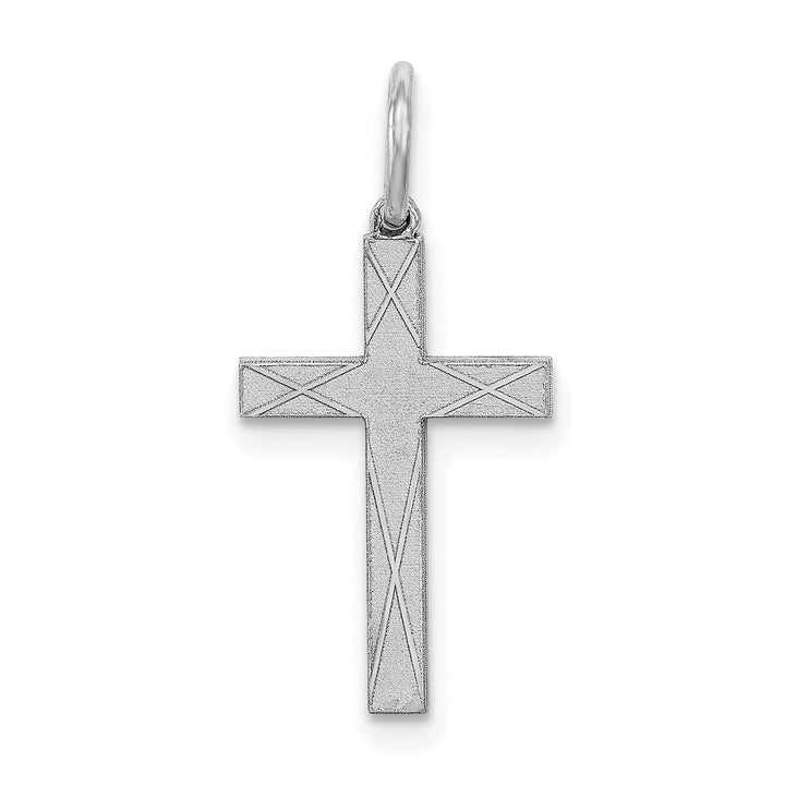 Lovely Rita's Pendants & Charms Sterling Silver Laser Designed Cross Pendant