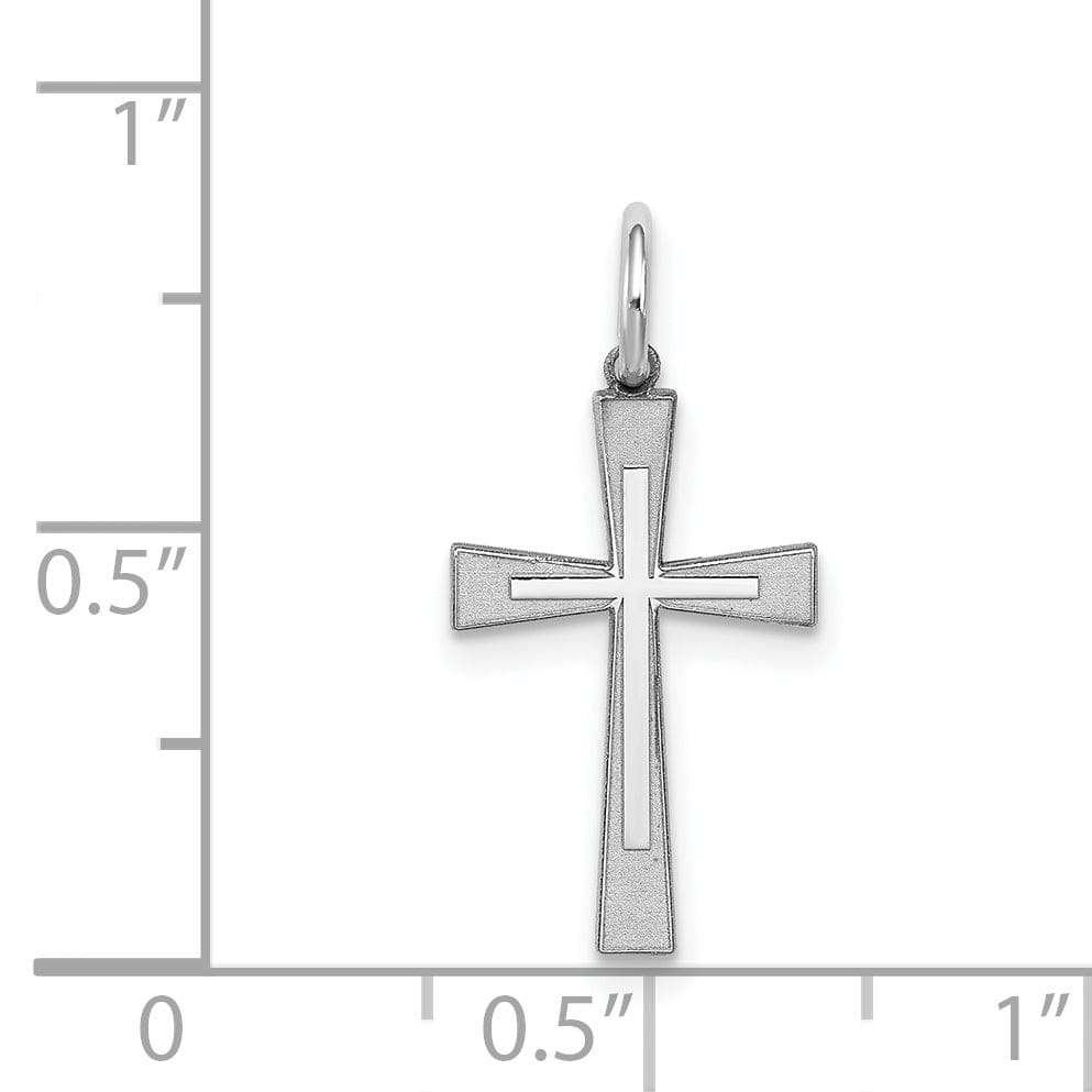 Lovely Rita's Pendants & Charms Sterling Silver Laser Designed Cross Pendant