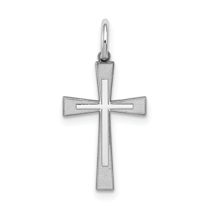 Lovely Rita's Pendants & Charms Sterling Silver Laser Designed Cross Pendant