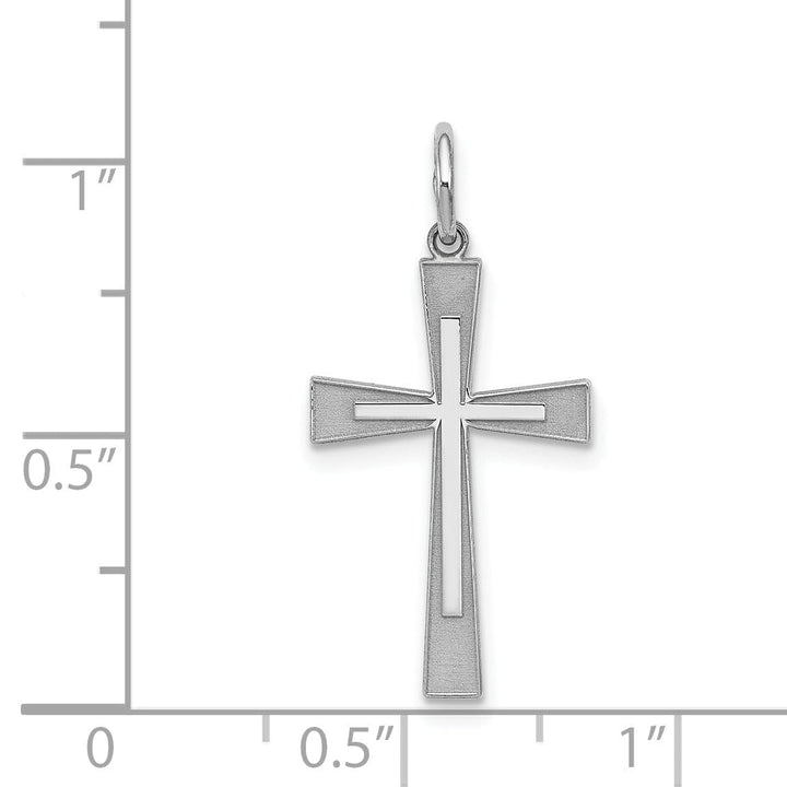 Lovely Rita's Pendants & Charms Sterling Silver Laser Designed Cross Pendant