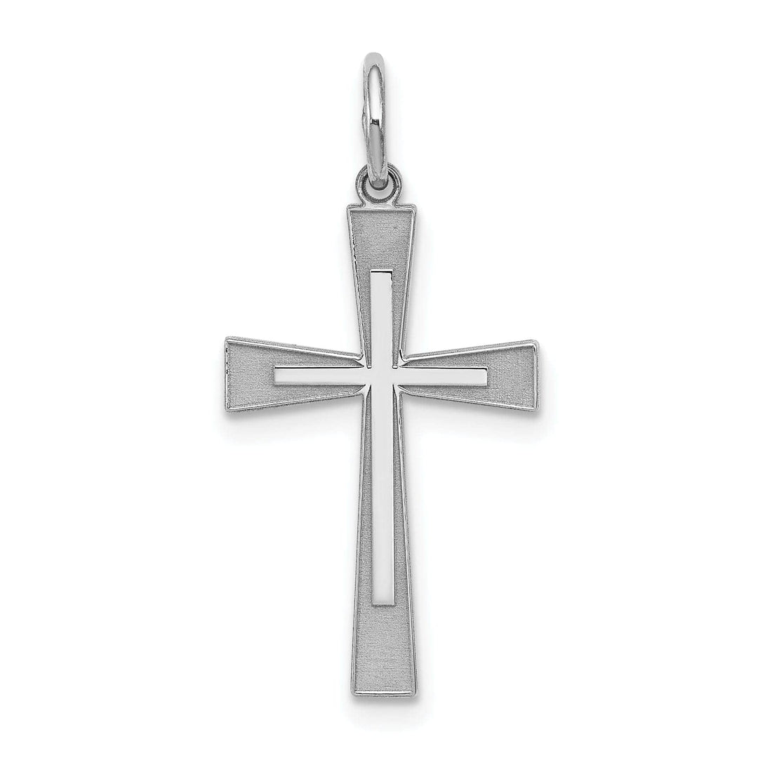 Lovely Rita's Pendants & Charms Sterling Silver Laser Designed Cross Pendant