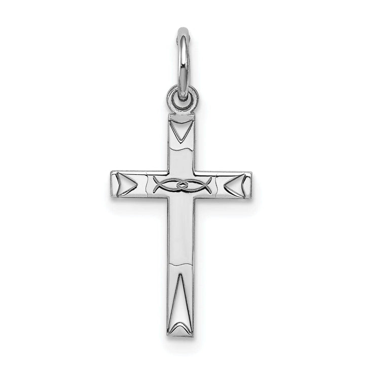 Lovely Rita's Pendants & Charms Sterling Silver Laser Designed Cross Pendant