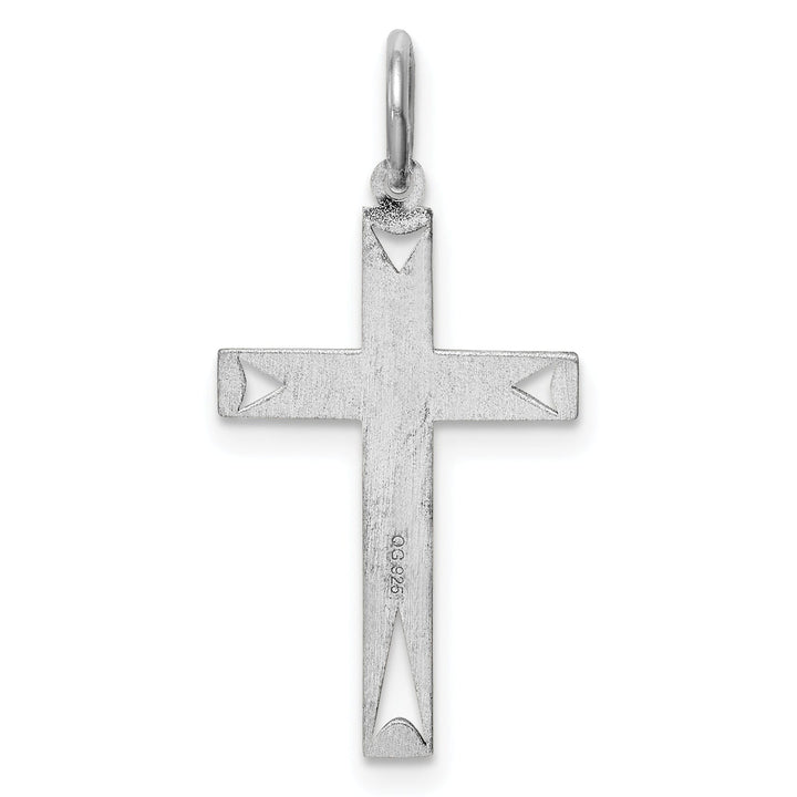 Lovely Rita's Pendants & Charms Sterling Silver Laser Designed Cross Pendant
