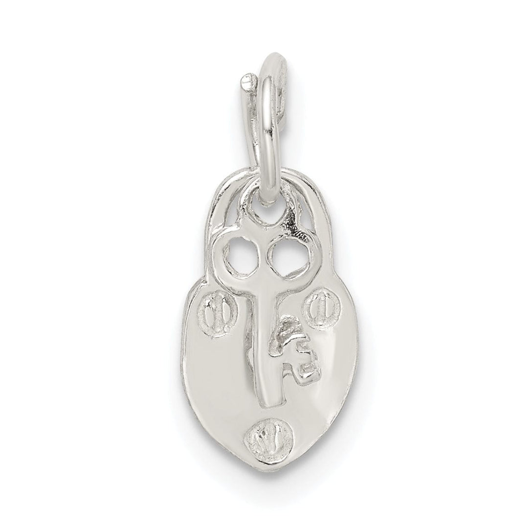 Lovely Rita's Pendants & Charms Sterling Silver Lock and Key Charm Pendant