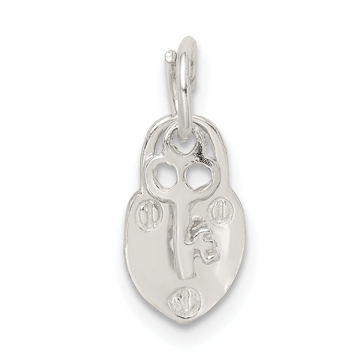 Lovely Rita's Pendants & Charms Sterling Silver Lock and Key Charm Pendant