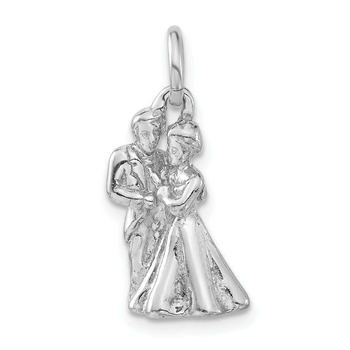Lovely Rita's Pendants & Charms Sterling Silver Man and Woman Embracing Charm