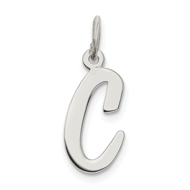 Lovely Rita's Pendants & Charms Sterling Silver Medium Script Initial C Charm