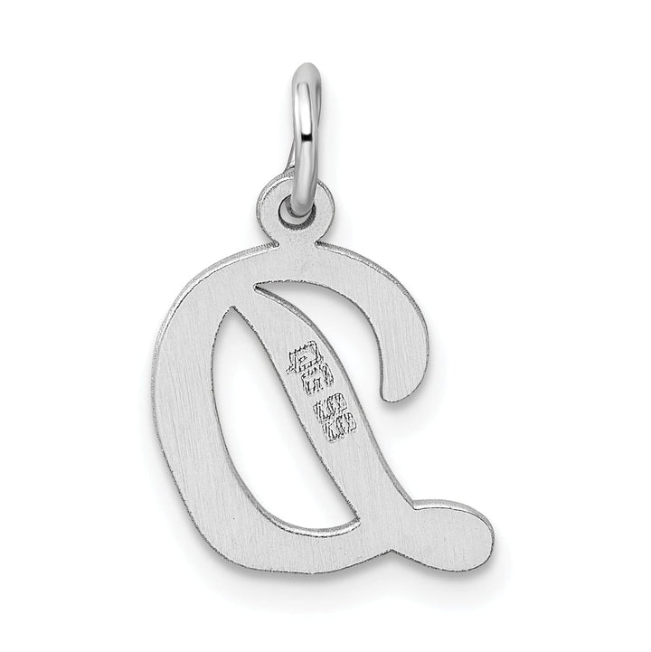Lovely Rita's Pendants & Charms Sterling Silver Medium Script Initial D Charm
