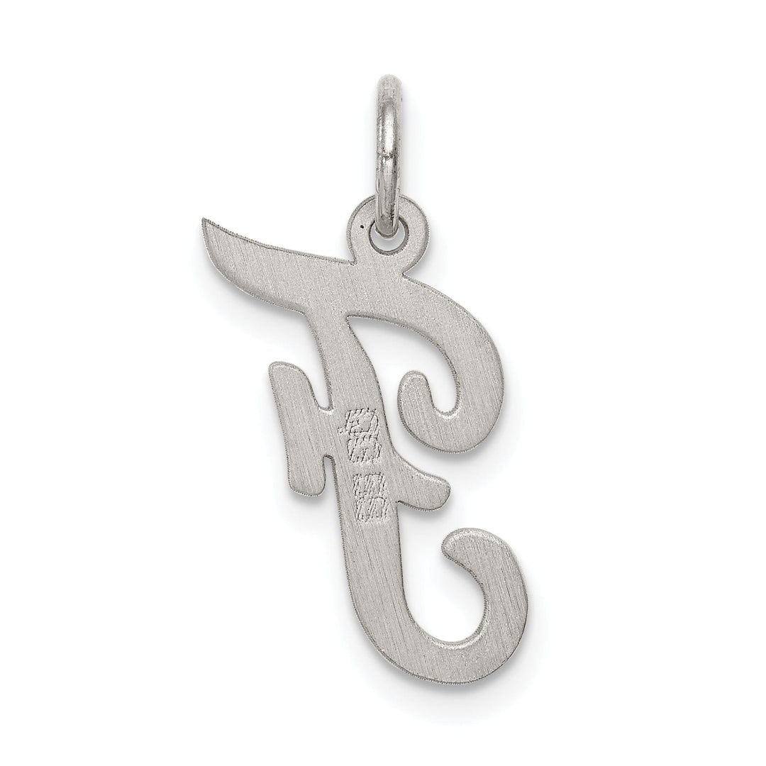 Lovely Rita's Pendants & Charms Sterling Silver Medium Script Initial F Charm