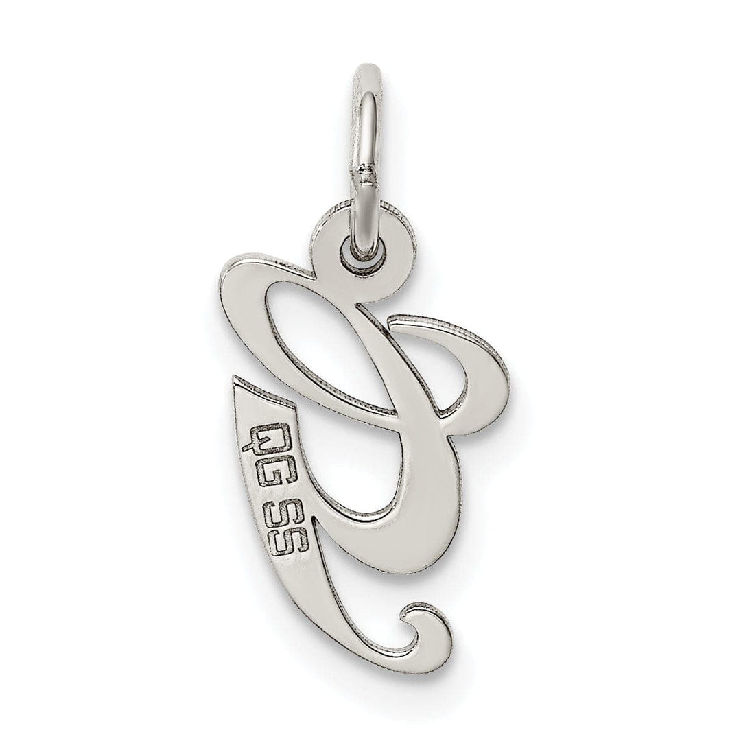 Lovely Rita's Pendants & Charms Sterling Silver Medium Script Initial G Charm
