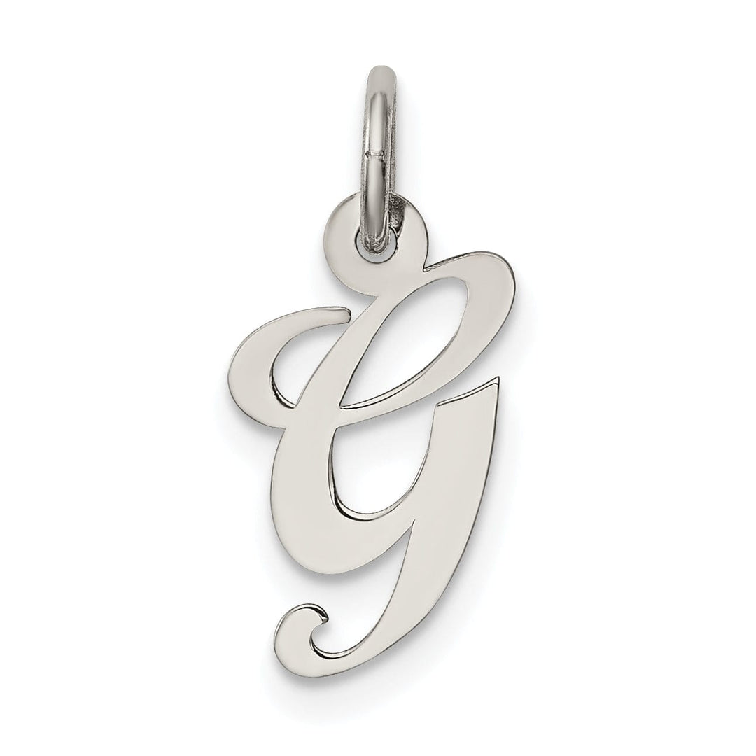 Lovely Rita's Pendants & Charms Sterling Silver Medium Script Initial G Charm