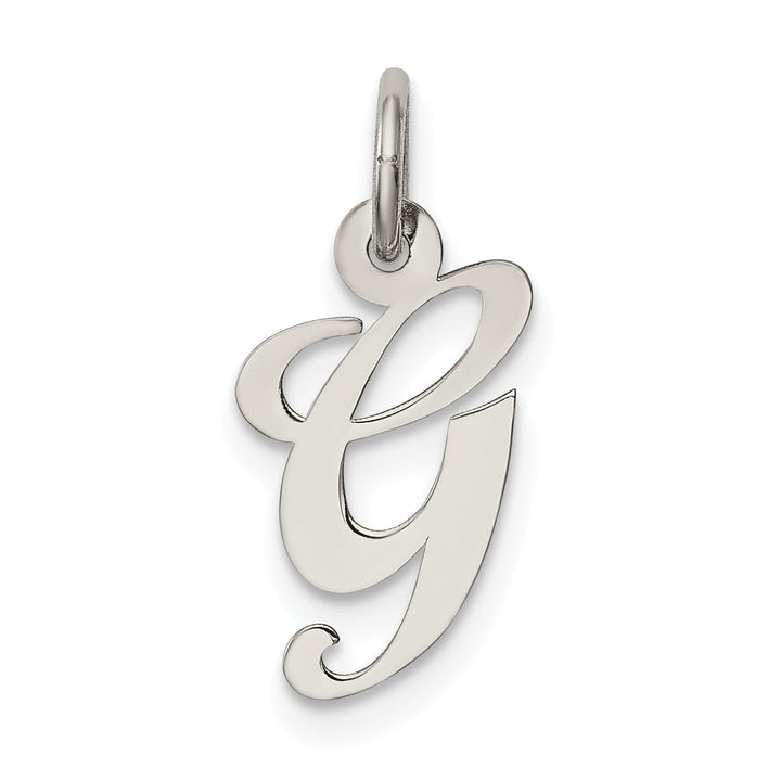 Lovely Rita's Pendants & Charms Sterling Silver Medium Script Initial G Charm
