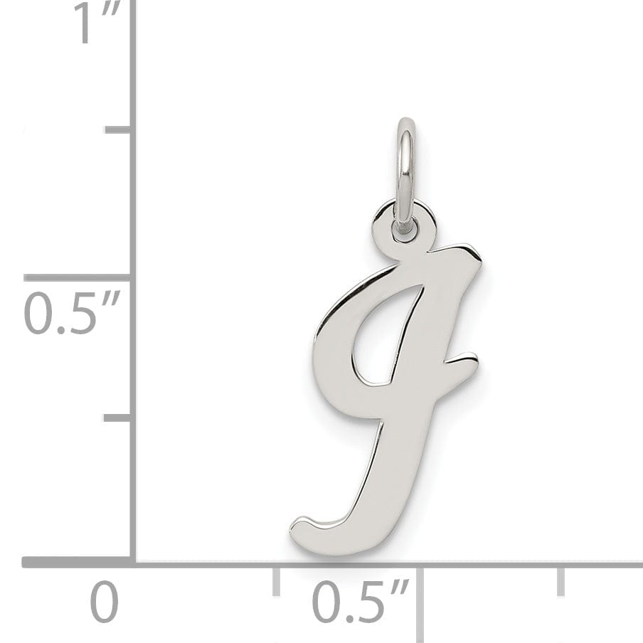 Lovely Rita's Pendants & Charms Sterling Silver Medium Script Initial I Charm