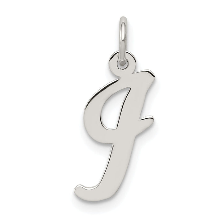 Lovely Rita's Pendants & Charms Sterling Silver Medium Script Initial I Charm