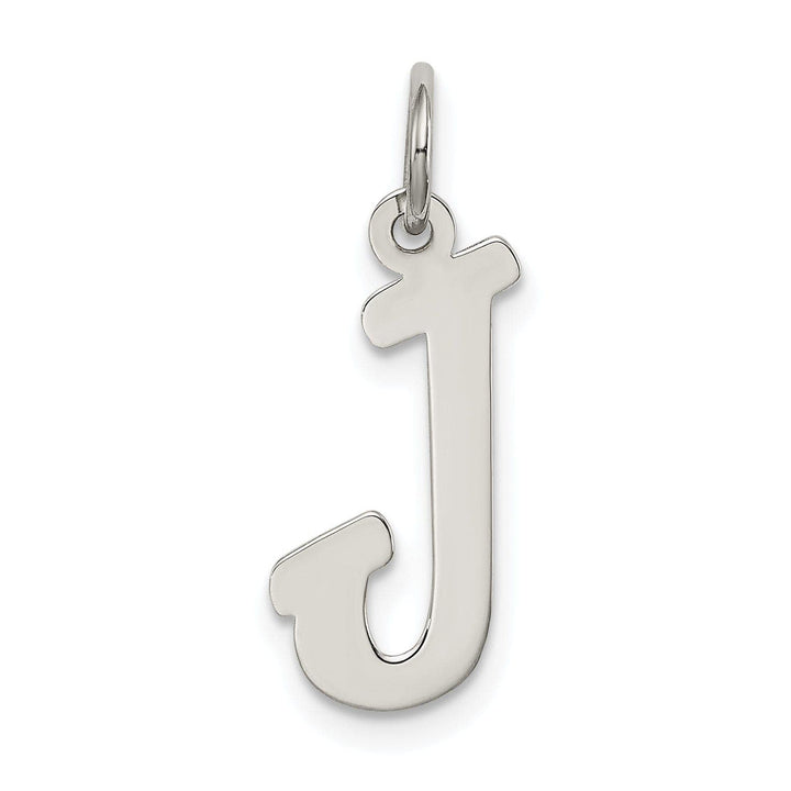 Lovely Rita's Pendants & Charms Sterling Silver Medium Script Initial J Charm