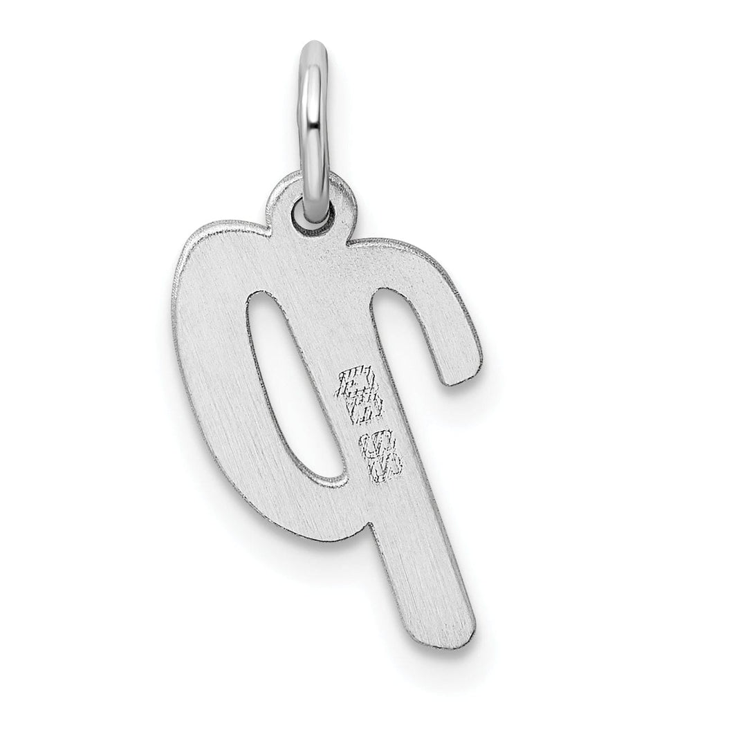 Lovely Rita's Pendants & Charms Sterling Silver Medium Script Initial P Charm