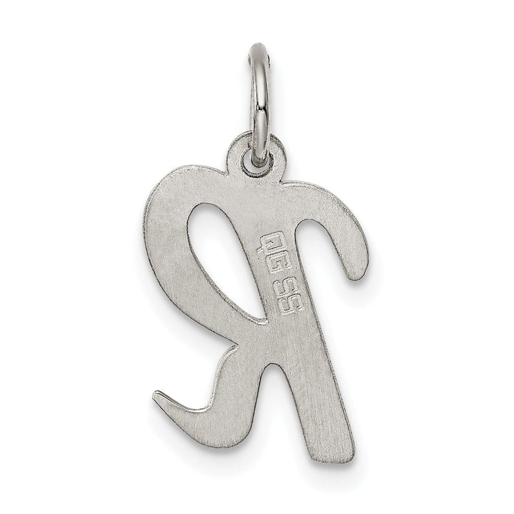 Lovely Rita's Pendants & Charms Sterling Silver Medium Script Initial R Charm