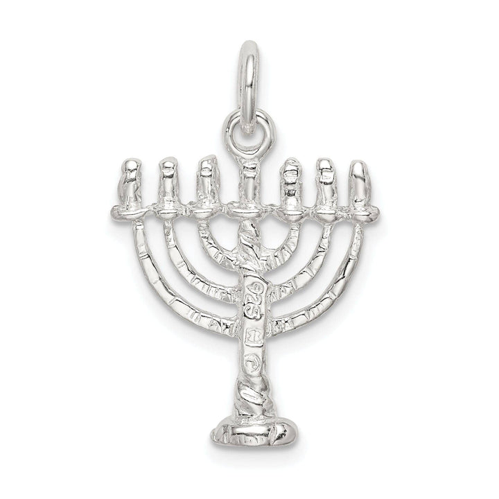 Lovely Rita's Pendants & Charms Sterling Silver Menorah Charm Pendant