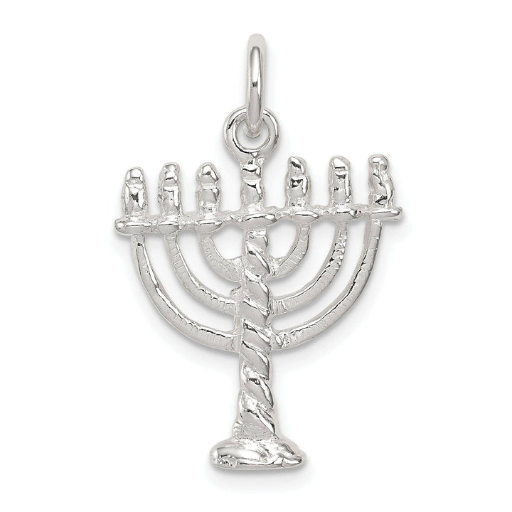 Lovely Rita's Pendants & Charms Sterling Silver Menorah Charm Pendant
