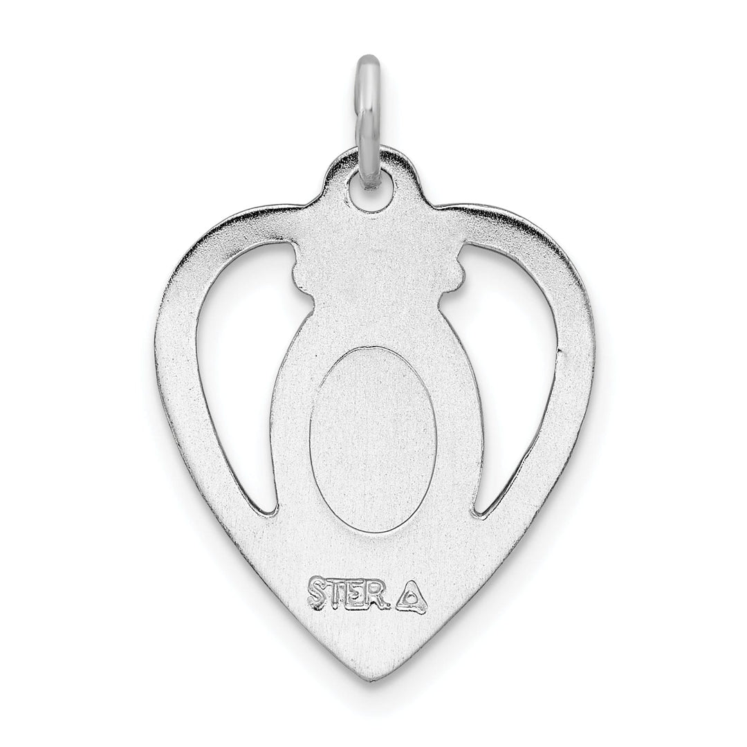 Lovely Rita's Pendants & Charms Sterling Silver Miraculous Heart Medal