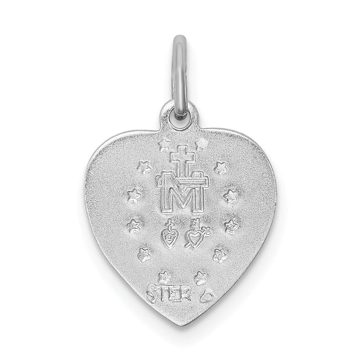 Lovely Rita's Pendants & Charms Sterling Silver Miraculous Heart Medal