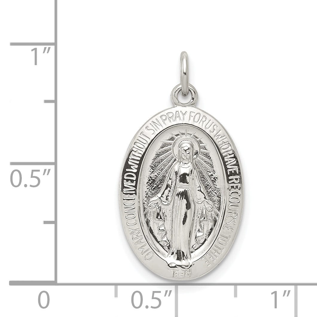 Lovely Rita's Pendants & Charms Sterling Silver Miraculous Medal Pendant