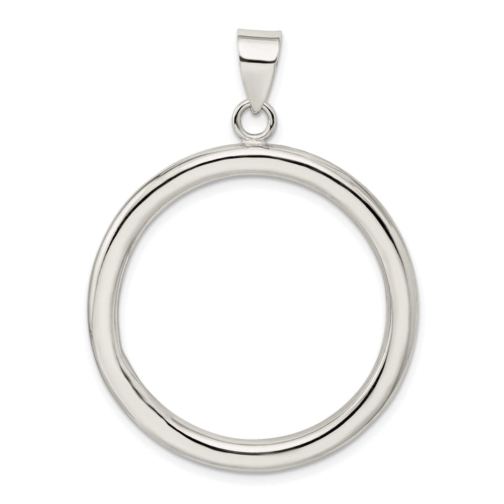 Lovely Rita's Pendants & Charms Sterling Silver Modern Circle Pendant Slide