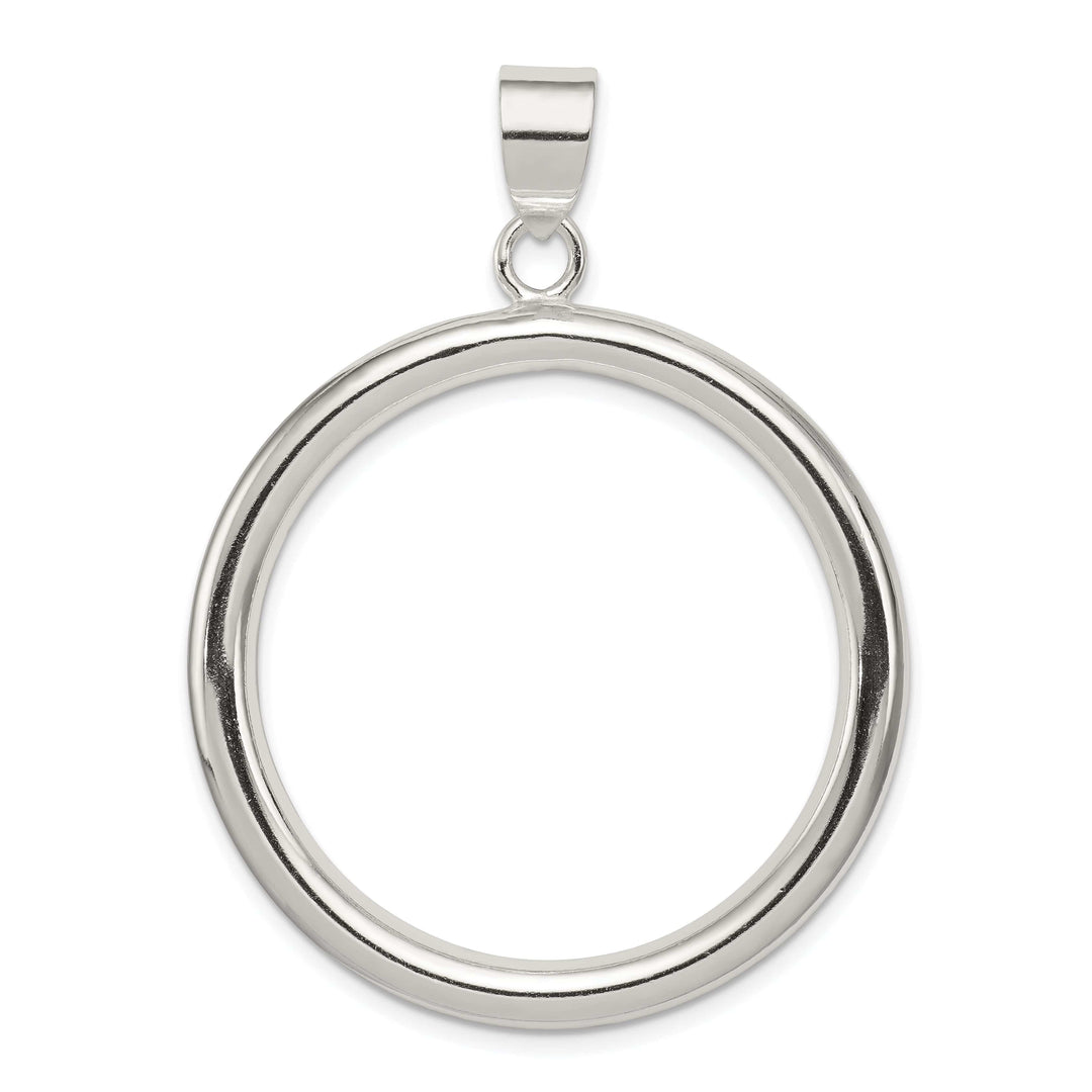 Lovely Rita's Pendants & Charms Sterling Silver Modern Circle Pendant Slide