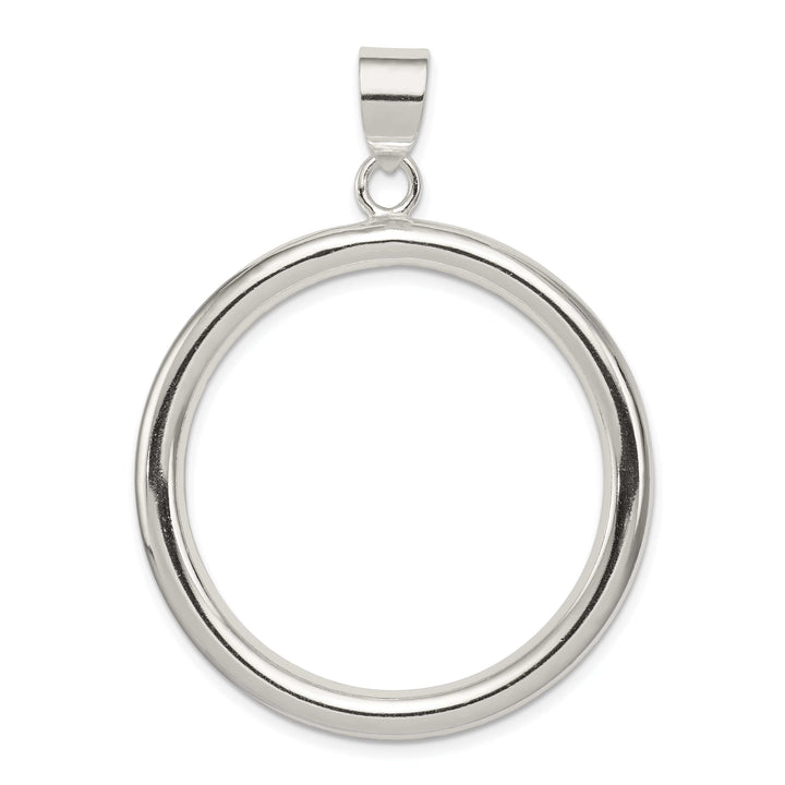 Lovely Rita's Pendants & Charms Sterling Silver Modern Circle Pendant Slide